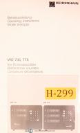 Heidenhain-Heidenhain VRZ 735 & VRZ 775, Bidirectional Counter Electric & Operations Manual-VRZ 735-VRZ 775-01